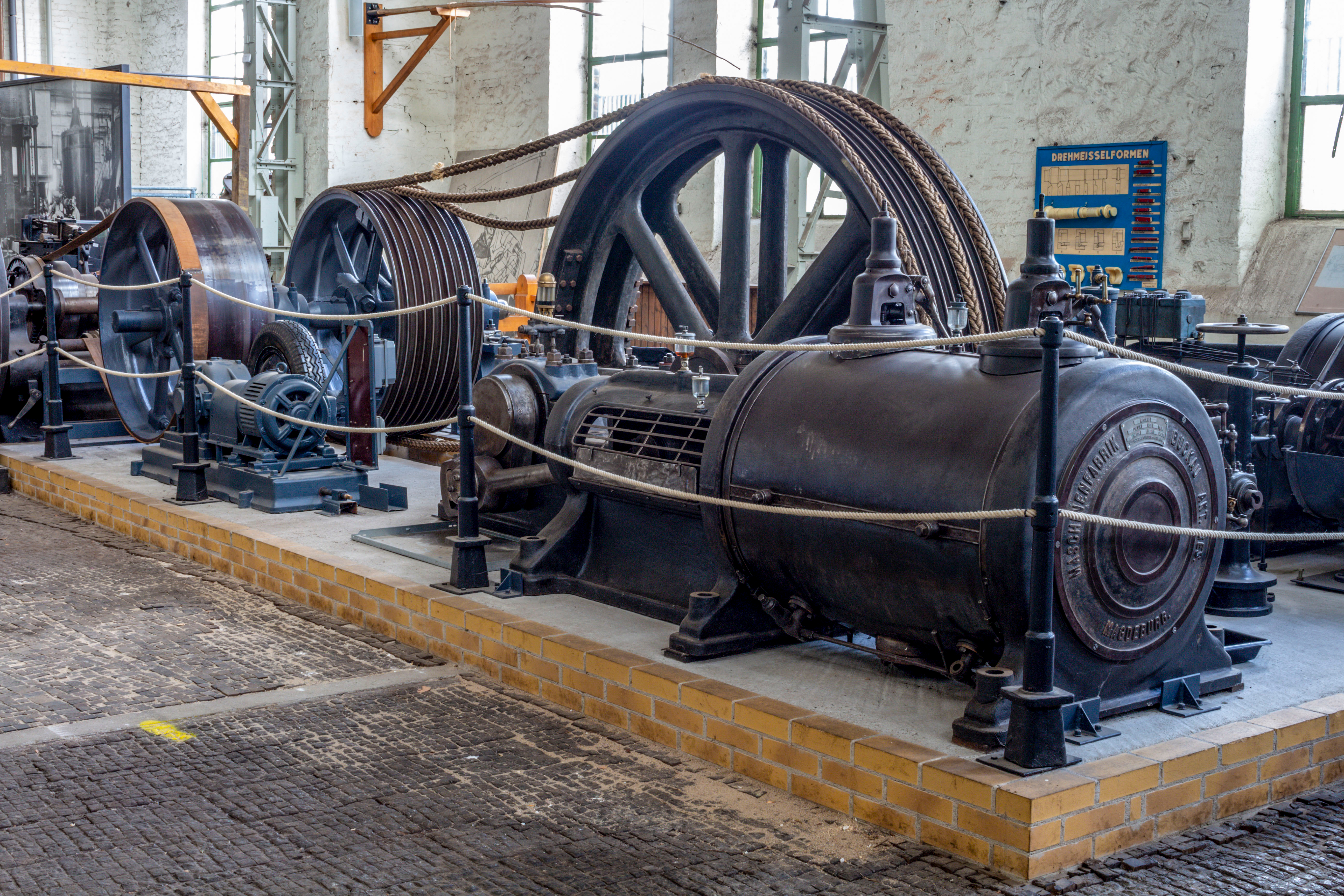 Zweizylinder-Dampfmaschine Maschinenfabrik Buckau AG (Bj. 1919)